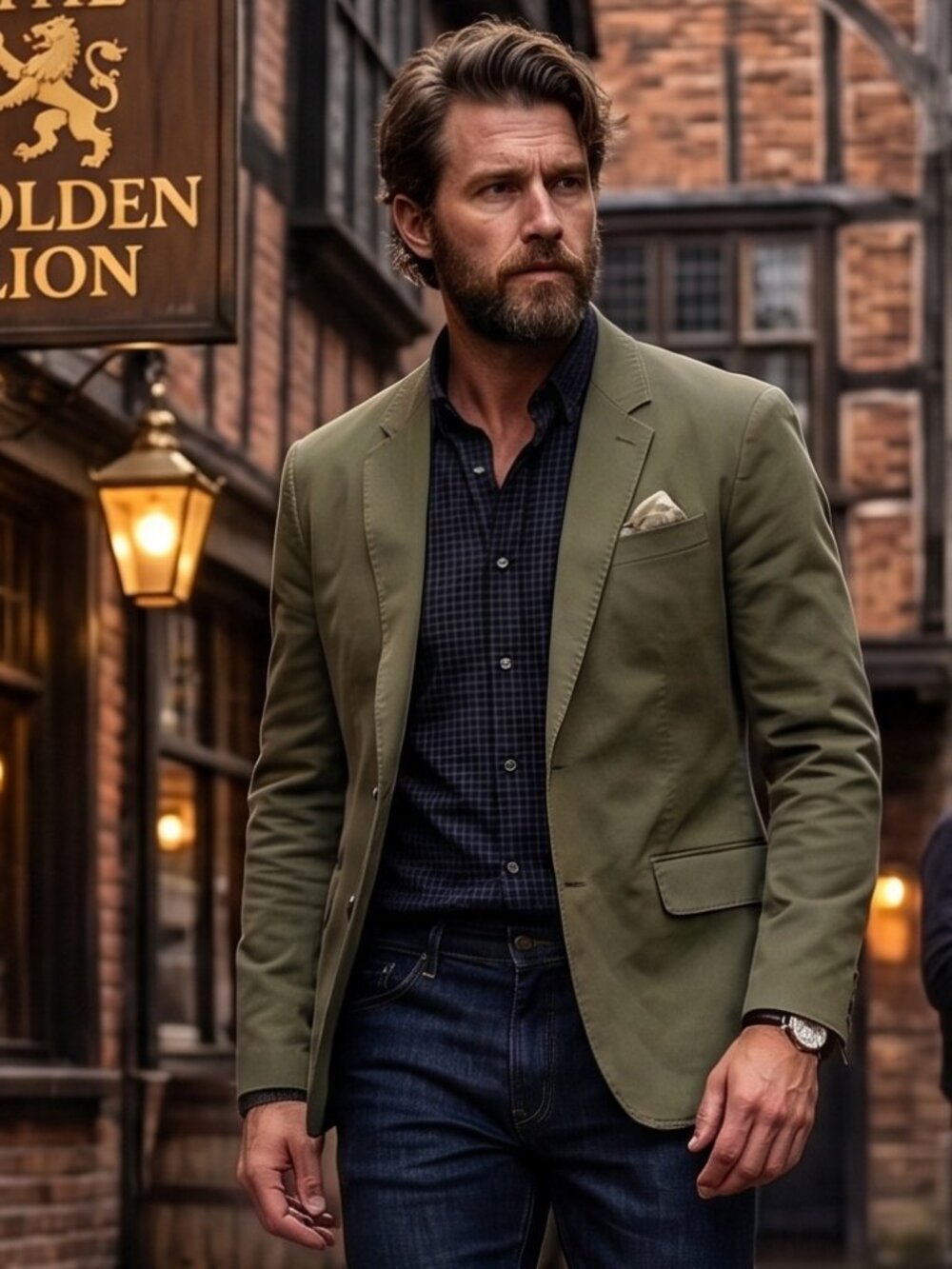 Rag & Bone Green Sport Coat